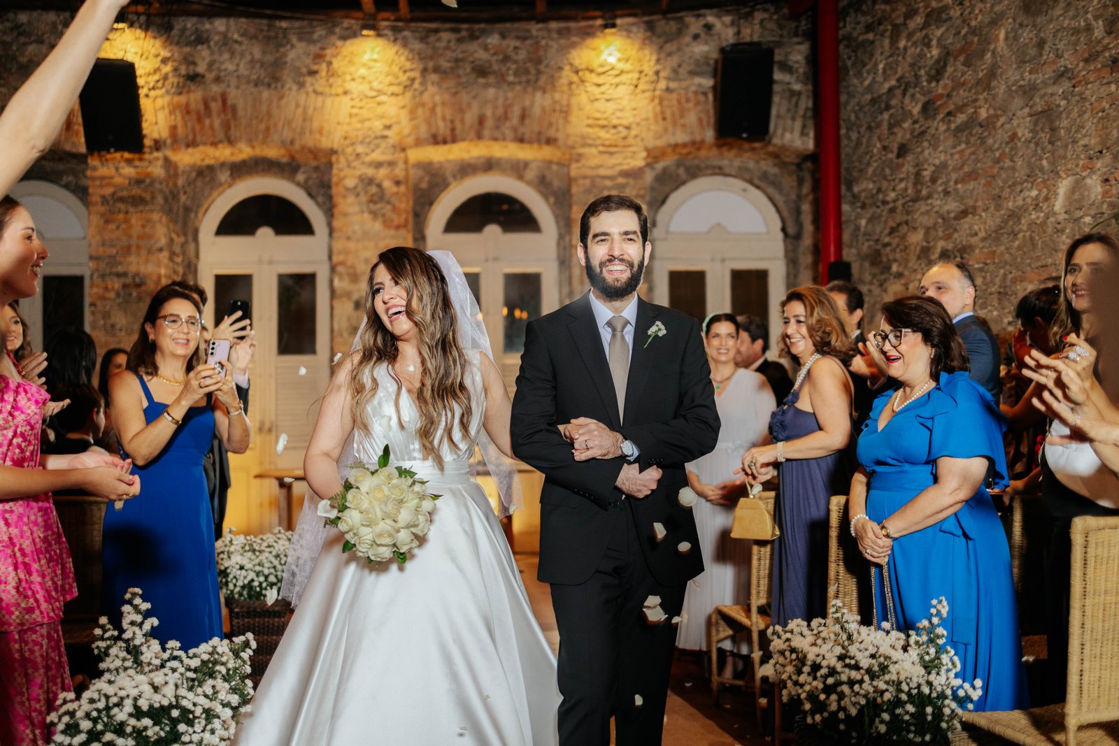 Wedding reception in historic venue Rio de Janeiro